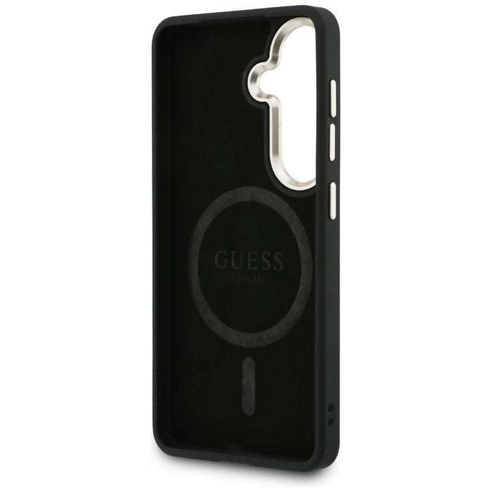Guess 4G Embossed Ring MagSafe case for Samsung Galaxy S26 - blue