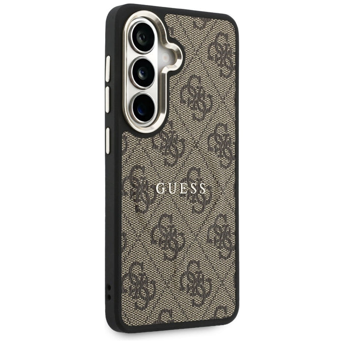 Guess 4G Embossed Ring MagSafe case for Samsung Galaxy S26 Plus - brown