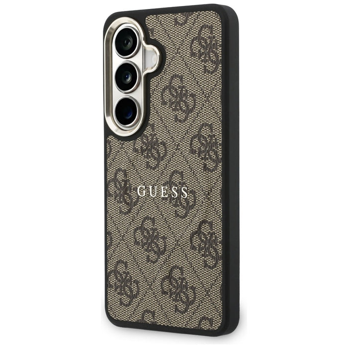 Guess 4G Embossed Ring MagSafe case for Samsung Galaxy S26 Plus - brown