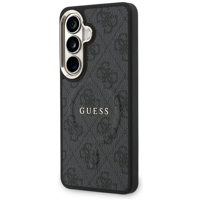 Guess 4G Embossed Ring MagSafe case for Samsung Galaxy S26+ - black