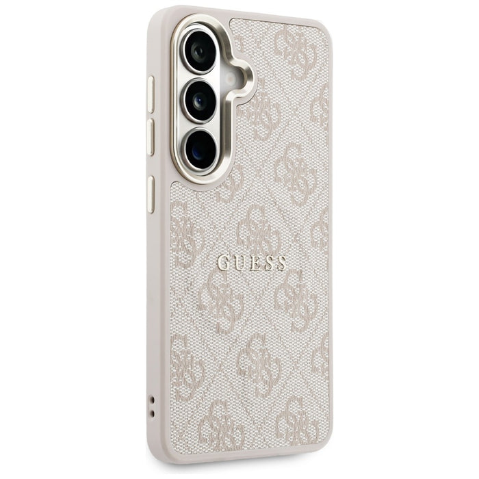 Guess 4G Embossed Ring MagSafe Case for Samsung Galaxy S26+ - Pink