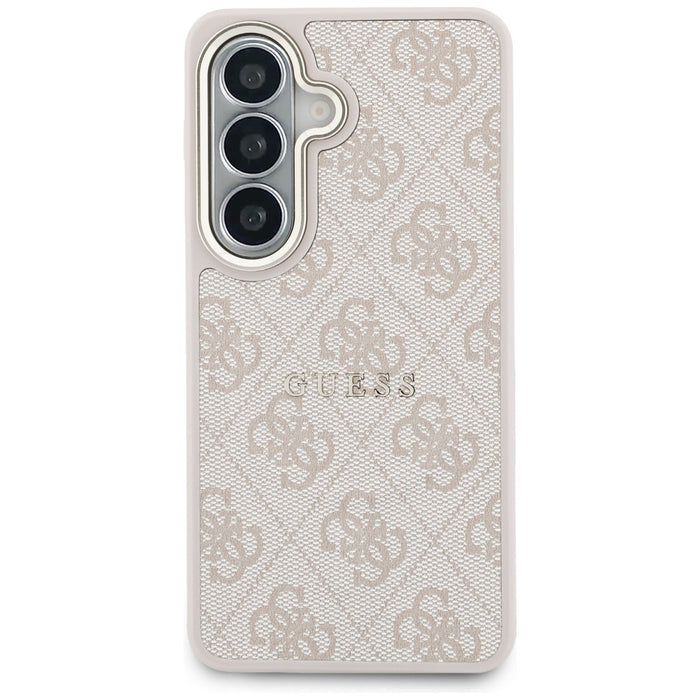 Guess 4G Embossed Ring MagSafe Case for Samsung Galaxy S26+ - Pink