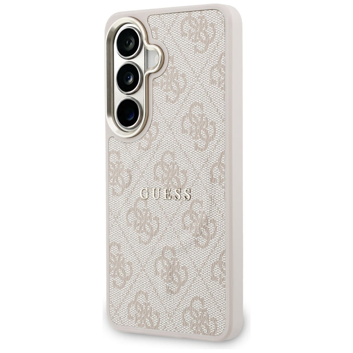 Guess 4G Embossed Ring MagSafe Case for Samsung Galaxy S26+ - Pink