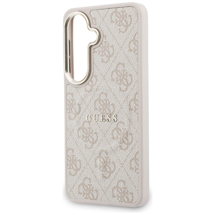 Guess 4G Embossed Ring MagSafe Case for Samsung Galaxy S26+ - Pink
