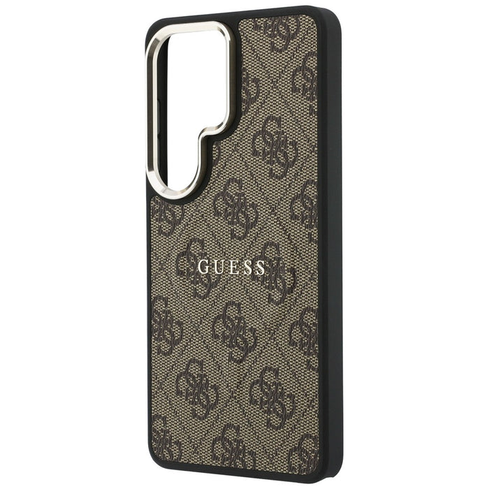 Guess 4G Embossed Ring MagSafe case for Samsung Galaxy S26 Ultra - brown