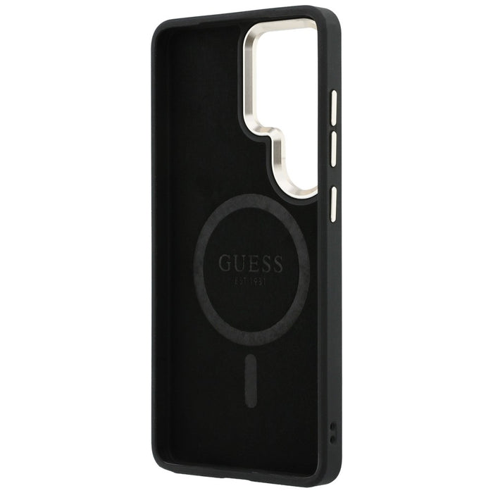 Guess 4G Embossed Ring MagSafe case for Samsung Galaxy S26 Ultra - brown