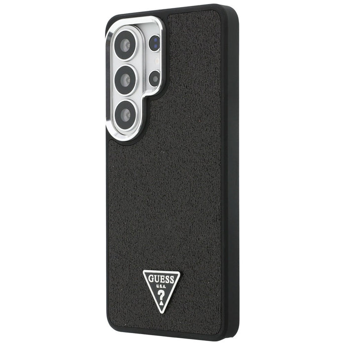 Guess Fixed Glitter Triangle MagSafe case for Samsung Galaxy S26 Ultra - black
