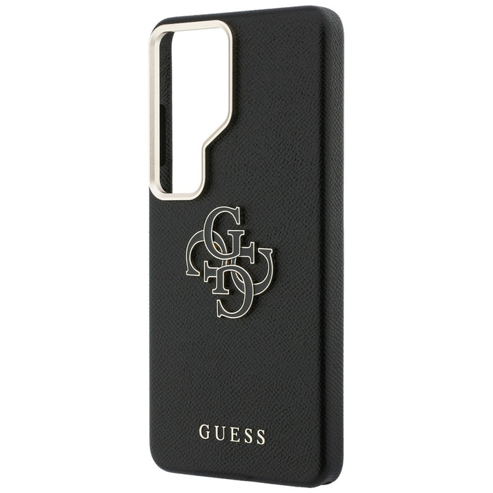 Guess Grained Big 4G Metal Logo case for Samsung Galaxy S26 Ultra - black