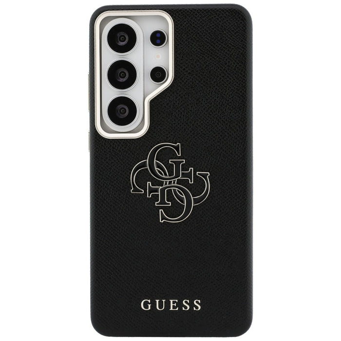 Guess Grained Big 4G Metal Logo case for Samsung Galaxy S26 Ultra - black