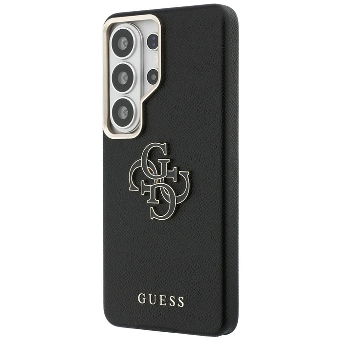 Guess Grained Big 4G Metal Logo case for Samsung Galaxy S26 Ultra - black