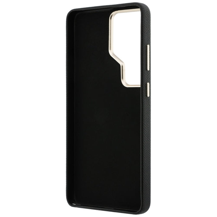 Guess Grained Big 4G Metal Logo case for Samsung Galaxy S26 Ultra - black