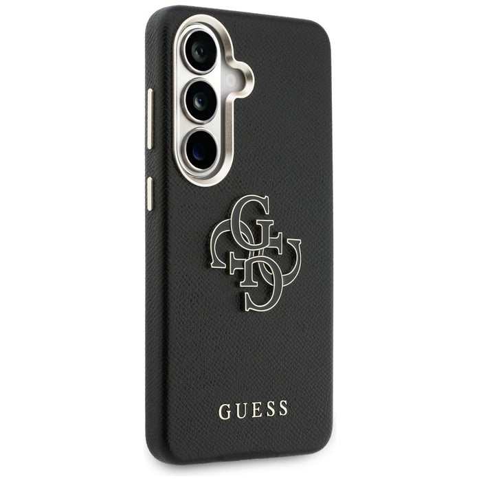 Guess Grained Big 4G Metal Logo case for Samsung Galaxy S26+ - black