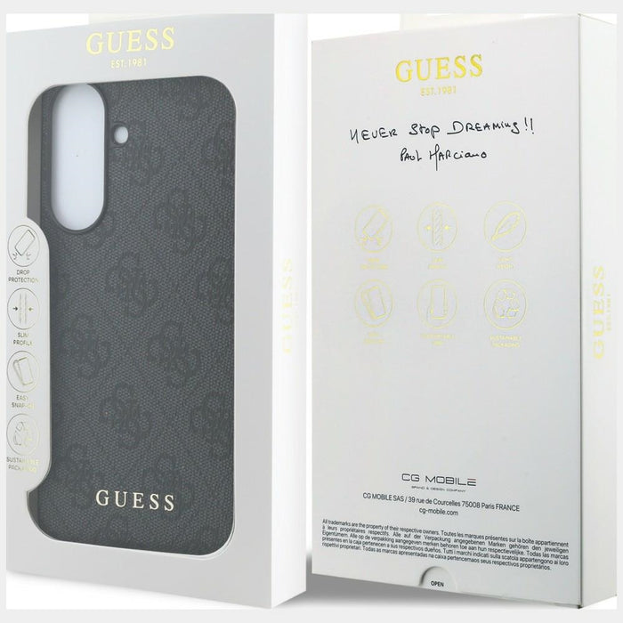 Guess 4G Charm Case for Samsung Galaxy A57 5G - Black
