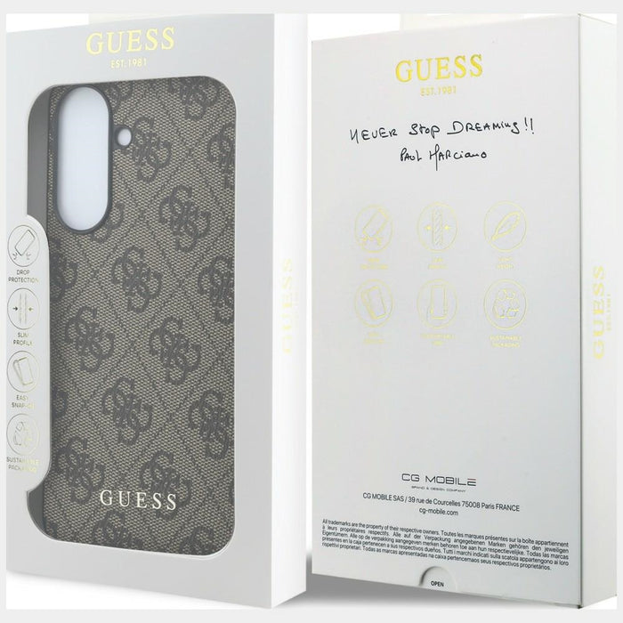 Guess 4G Classic Case for Samsung Galaxy A37 5G - Brown