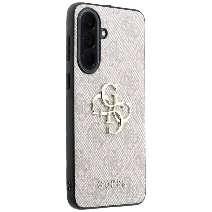 Guess Leather 4G Metal Logo Case for Samsung Galaxy A37 5G - Pink