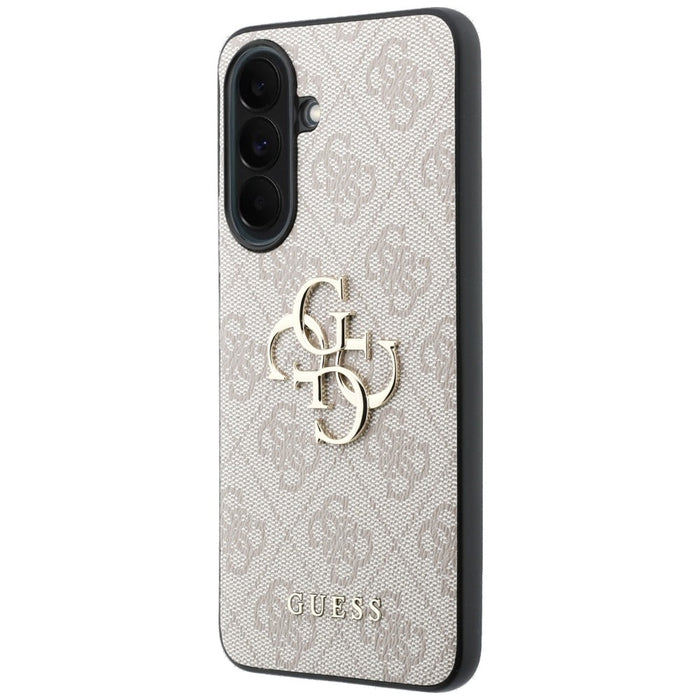 Guess Leather 4G Metal Logo Case for Samsung Galaxy A37 5G - Pink