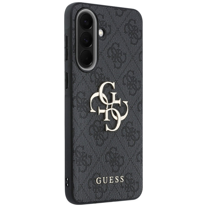 Guess Leather 4G Metal Logo Case for Samsung Galaxy A57 5G - Black