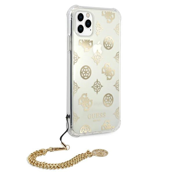 Guess Peony Chain Collection iPhone 11 Pro Case - Gold