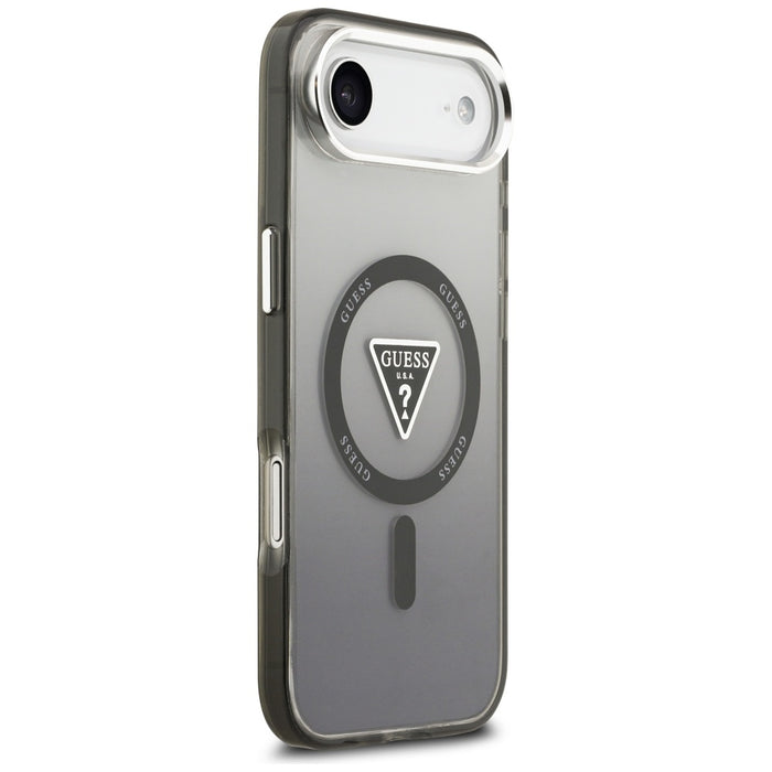 Guess IML Gradient Triangle Logo MagSafe case for iPhone Air - black