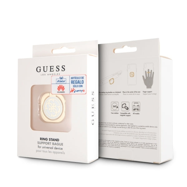 Guess Ring stand GURSEQGWH gold and white /gold &amp; white 4G