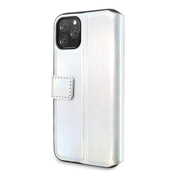 Guess GUFLBKN65BLD iPhone 11 Pro Max silver/silver book Iridescent
