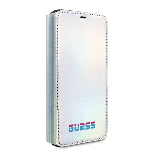 Guess GUFLBKN65BLD iPhone 11 Pro Max silver/silver book Iridescent
