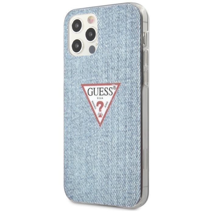 Guess GUHCP12LPCUJULLB iPhone 12 Pro Max 6.7&quot; blue/light blue hardcase Jeans Collection