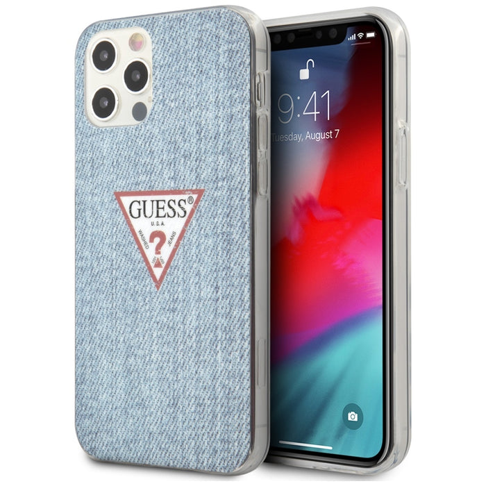 Guess GUHCP12LPCUJULLB iPhone 12 Pro Max 6.7&quot; blue/light blue hardcase Jeans Collection