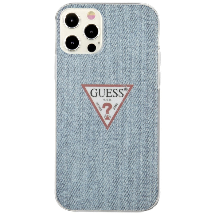 Guess GUHCP12LPCUJULLB iPhone 12 Pro Max 6.7&quot; blue/light blue hardcase Jeans Collection