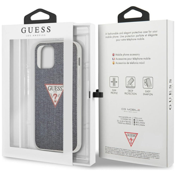 Guess GUHCP12SPCUJULDB iPhone 12 mini 5.4&quot; navy/dark blue hardcase Jeans Collection