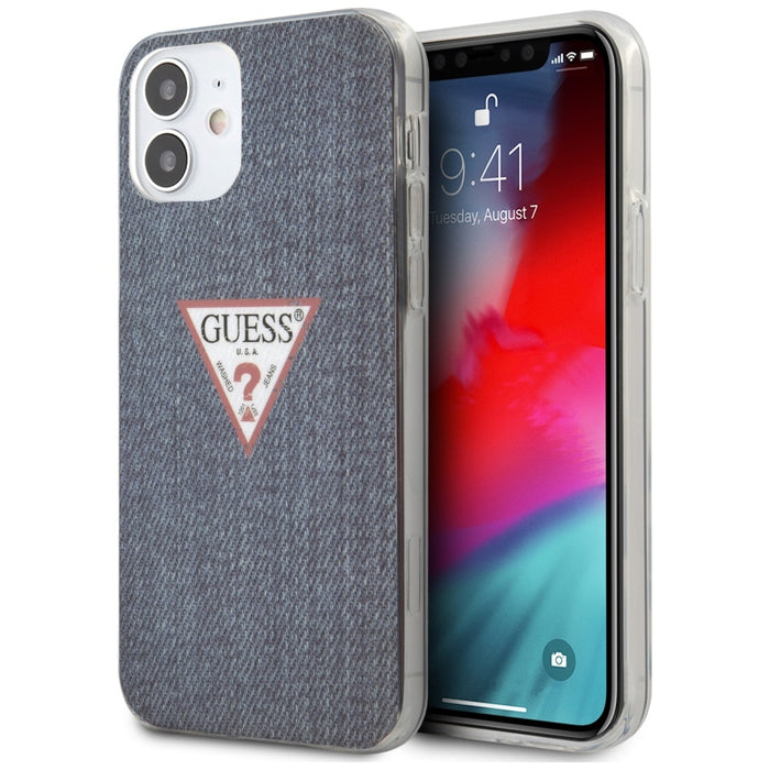 Guess GUHCP12SPCUJULDB iPhone 12 mini 5.4&quot; navy/dark blue hardcase Jeans Collection