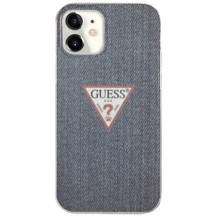 Guess GUHCP12SPCUJULDB iPhone 12 mini 5.4" navy/dark blue hardcase Jeans Collection