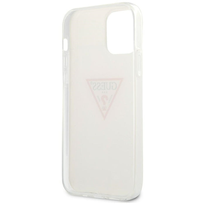 Guess GUHCP12MPCUCTLWH iPhone 12/12 Pro 6.1&quot; white/white hardcase Triangle Collection