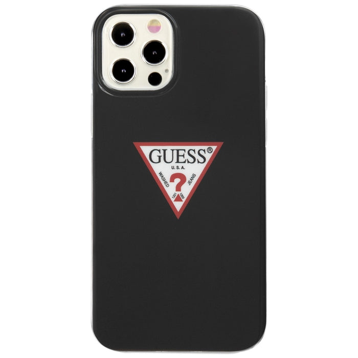 Guess GUHCP12MPCUCTLBK iPhone 12/12 Pro 6.1&quot; black/black hardcase Triangle Collection