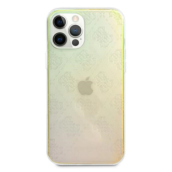 Guess GUHCP12M3D4GIRBL iPhone 12/12 Pro 6.1&quot; iridescent/iridescent hardcase 4G 3D Pattern Collection