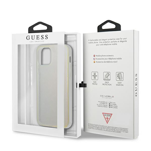 Guess GUHCP12M3D4GIRBL iPhone 12/12 Pro 6.1&quot; iridescent/iridescent hardcase 4G 3D Pattern Collection