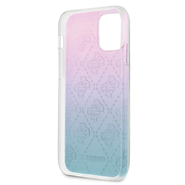 Guess GUHCP12S3D4GGBP iPhone 12 mini 5.4" blue-pink/blue&amp;pink hardcase 4G 3D Pattern Collection