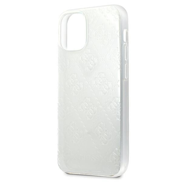 Guess GUHCP12S3D4GTR iPhone 12 mini 5.4" transparent hardcase 4G 3D Pattern Collection