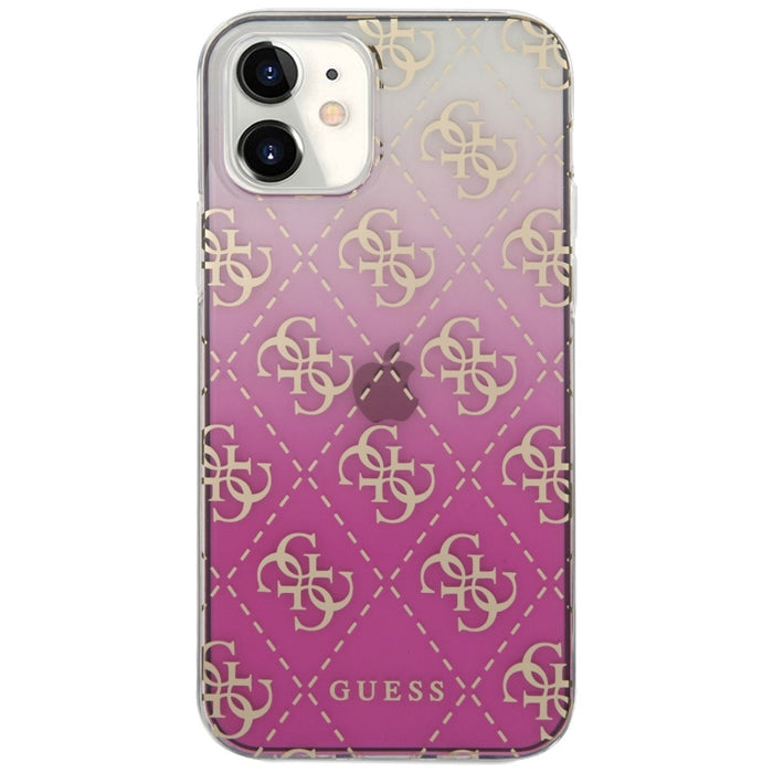 Guess GUHCP12SPCU4GGPI iPhone 12 mini 5.4" pink/pink hardcase 4G Gradient