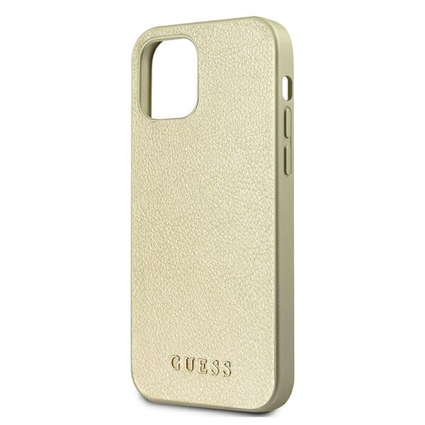 Guess GUHCP12LIGLGO iPhone 12 Pro Max 6.7&quot; gold/gold hardcase Iridescent