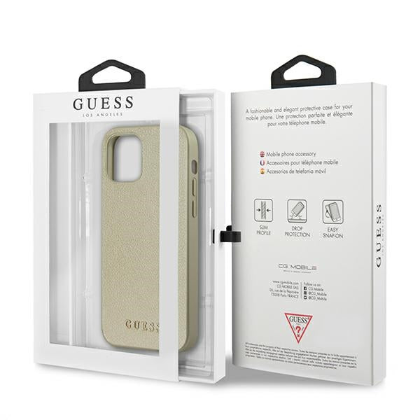 Guess GUHCP12LIGLGO iPhone 12 Pro Max 6.7" gold/gold hardcase Iridescent