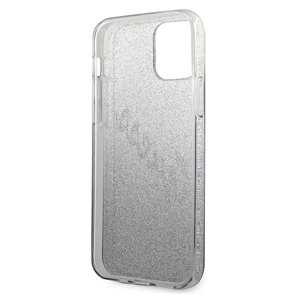 Guess GUHCP12SPCUGLSBK iPhone 12 mini 5.4" black/black hardcase Glitter Gradient Script