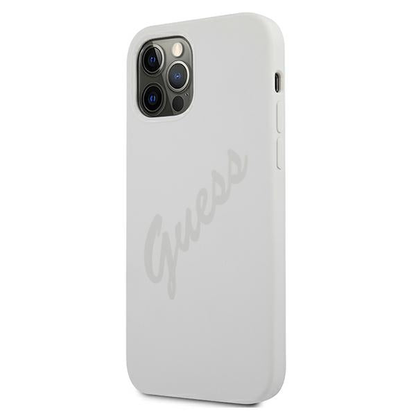 Guess GUHCP12LLSVSCR iPhone 12 Pro Max 6.7&quot; cream/cream hardcase Script Vintage