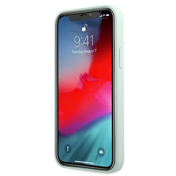 Guess GUHCP12SLSVSBF iPhone 12 mini 5.4&quot; blue fuchsia/blue fuschia hardcase Silicone Vintage