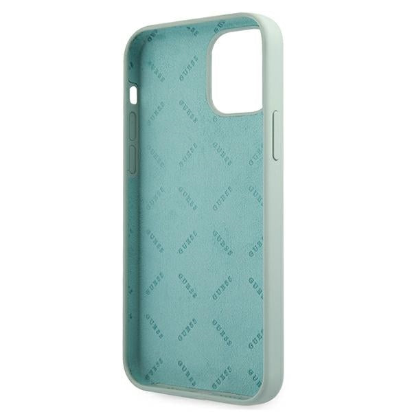Guess GUHCP12SLSVSBF iPhone 12 mini 5.4" blue fuchsia/blue fuschia hardcase Silicone Vintage