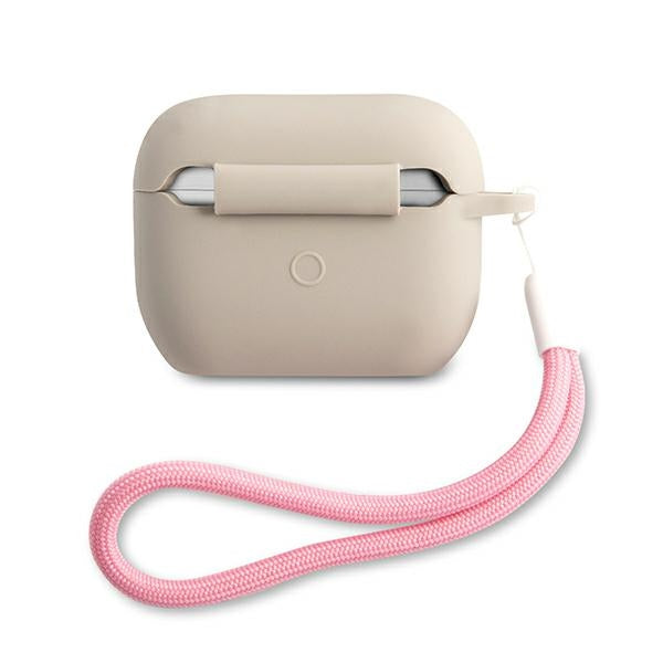Guess GUACAPLSVSGP AirPods Pro cover gray pink/grey pink Silicone Vintage