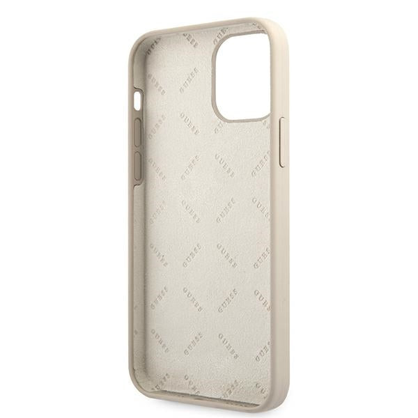 Guess GUHCP12LLSVSGP iPhone 12 Pro Max 6.7&quot; gray pink/grey pink hardcase Silicone Vintage