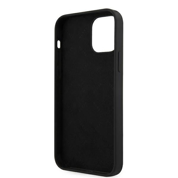Guess GUHCP12SLSVSBK iPhone 12 mini 5.4" black/black hardcase Script Vintage