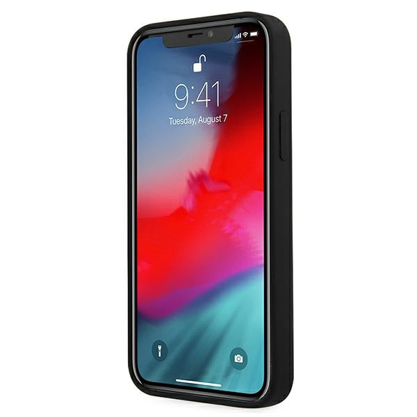 Guess GUHCP12SLSVSBW iPhone 12 mini 5.4&quot; black and white hardcase Silicone Vintage