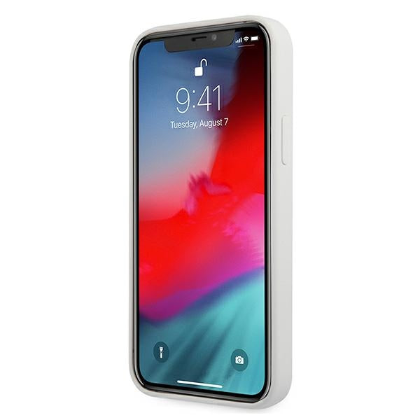 Guess GUHCP12SLSVSCR iPhone 12 mini 5.4&quot; cream/cream hardcase Script Vintage